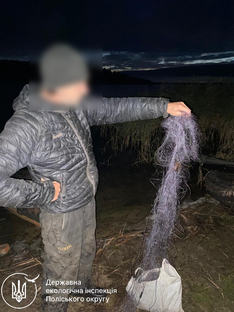 Новини Житомира - фото з На річці Ірша екоінспектори виявили спробу незаконного вилову риби