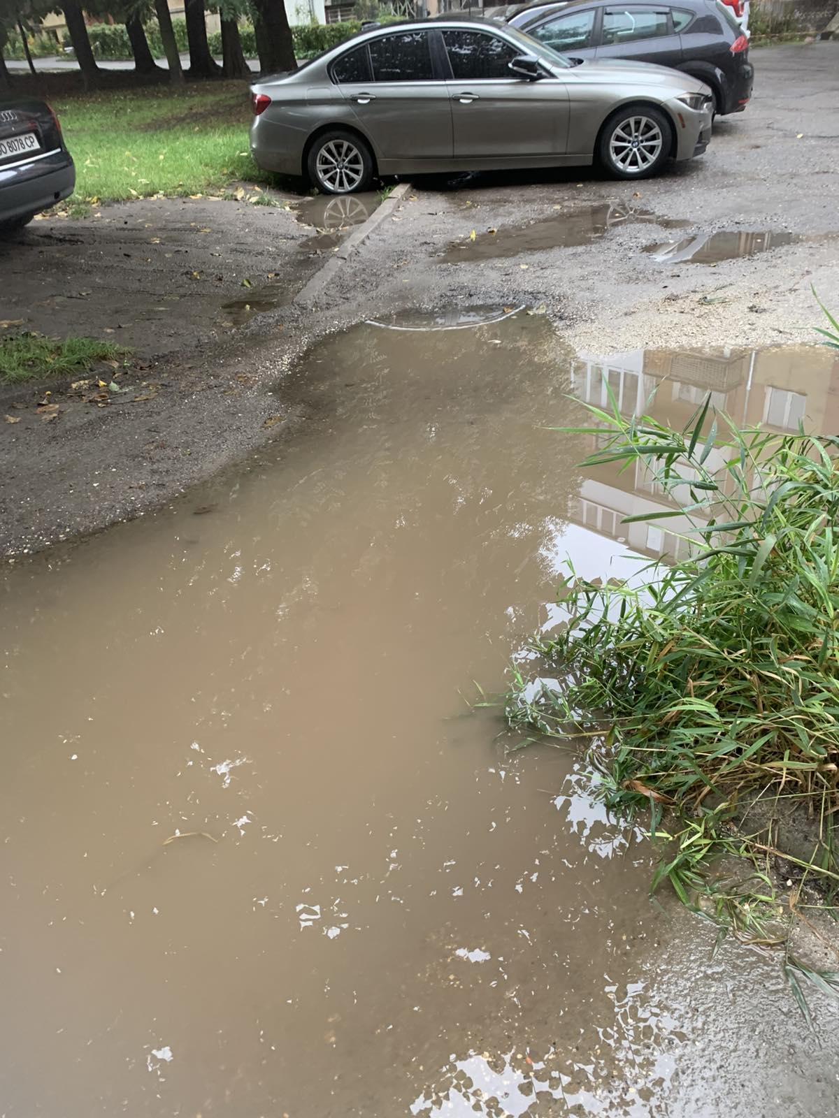 Новини Тернополя - фото з «Майже 20 років — по коліна у болоті». Мешканці Лесі Українки обурені станом дороги у дворі