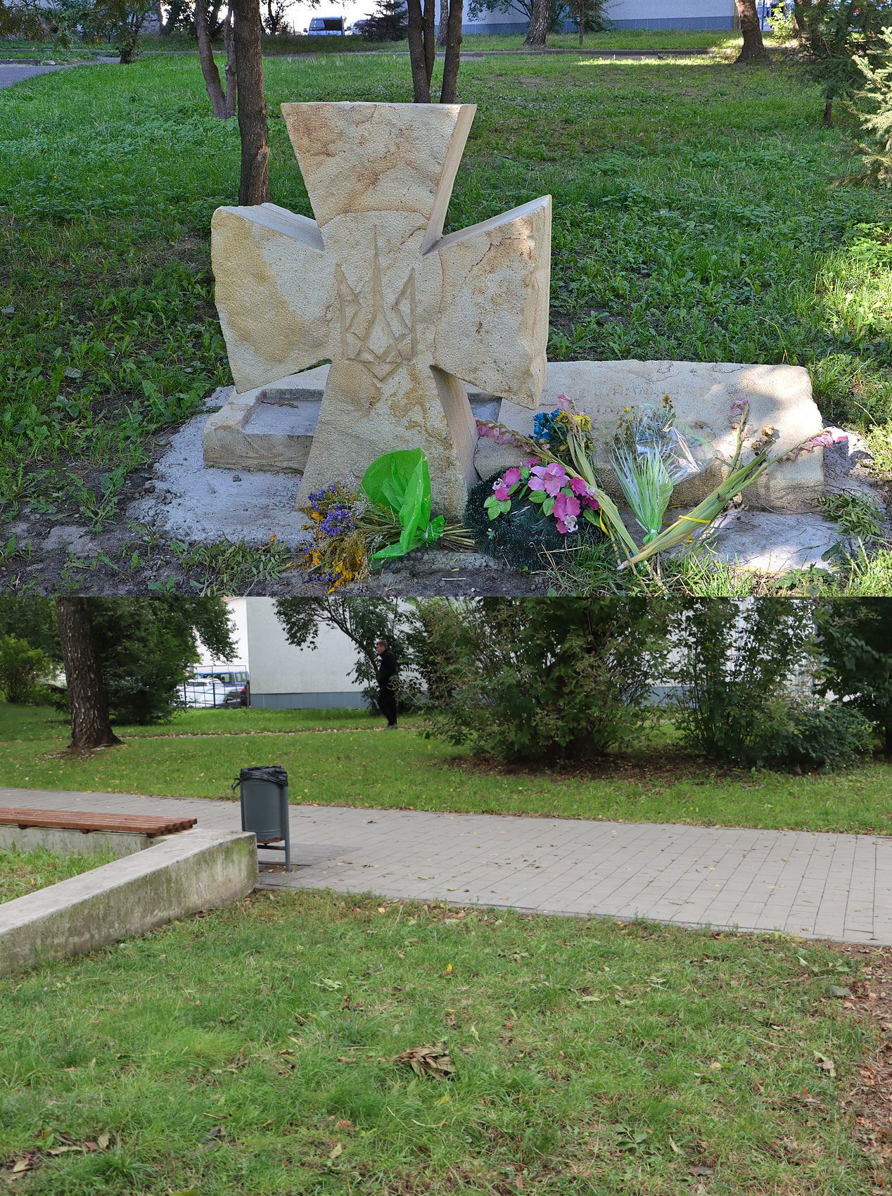 Новини Тернополя - фото з Як змінився Сквер волонтерів у Тернополі за 10 років: відторили фото з одного ракурсу