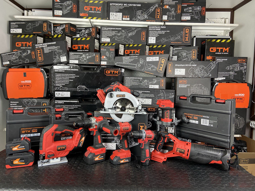 ФОП Лукьян М. Ф.: Електроінструмент GTM - надійний помічник для професіоналів