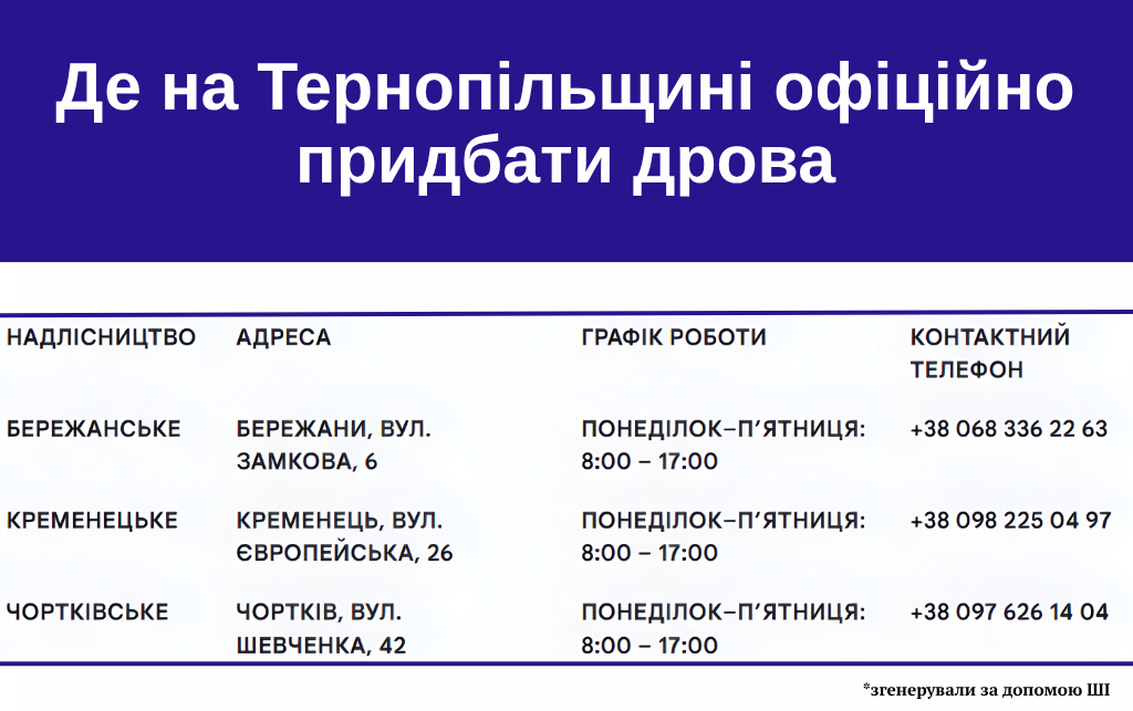 Новини Тернополя - фото з Скільки коштують дрова на Тернопільщині та де безпечно їх купити