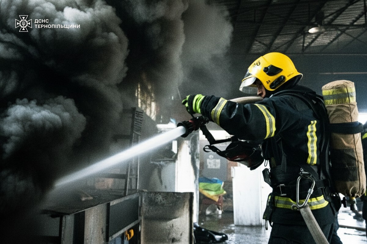 Новини Тернополя - фото з Горів склад на Чернівецькій. Рятувальники показали фото з місця пожежі