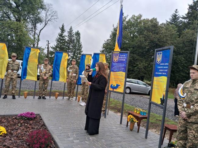 Новини Вінниці - фото з У Хижинцях відкрили Алею Слави на честь загиблих Героїв