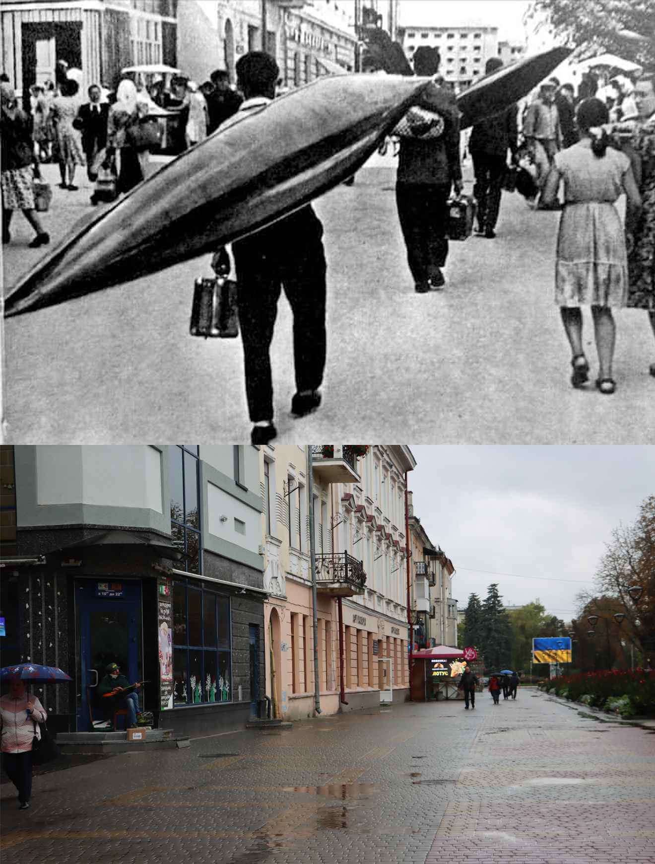 Новини Тернополя - фото з Як змінювалась вулиця Сагайдачного: відтворили фото з одного ракурсу