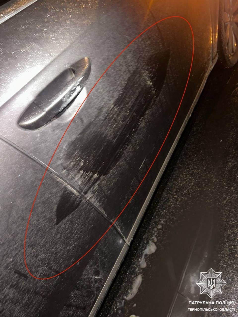 Новини Тернополя - фото з Патрульні розшукали водія, який залишив місце після вчинення ДТП