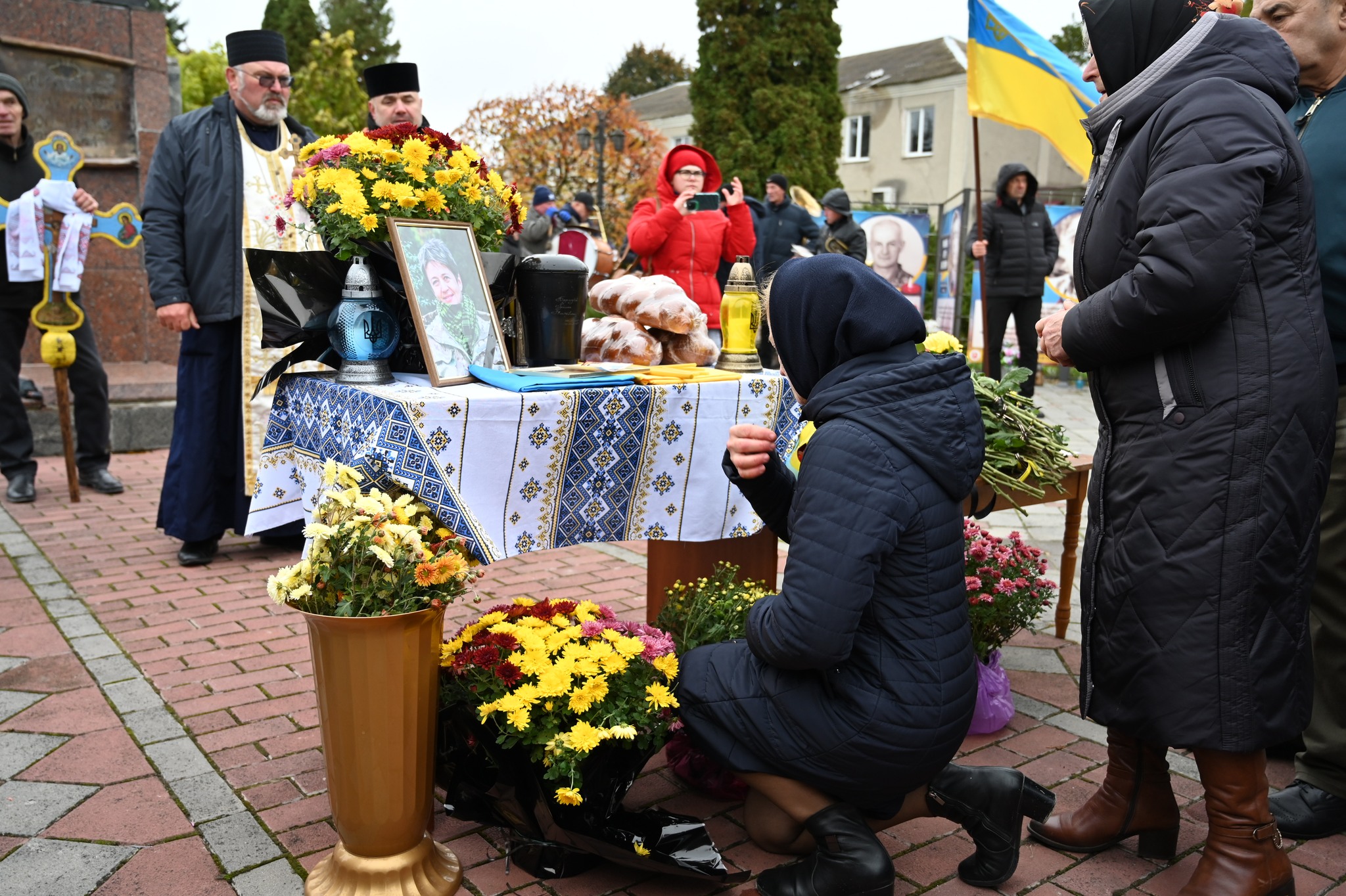 У Ланівцях в останню путь провели учасницю бойових дій,  Березій
