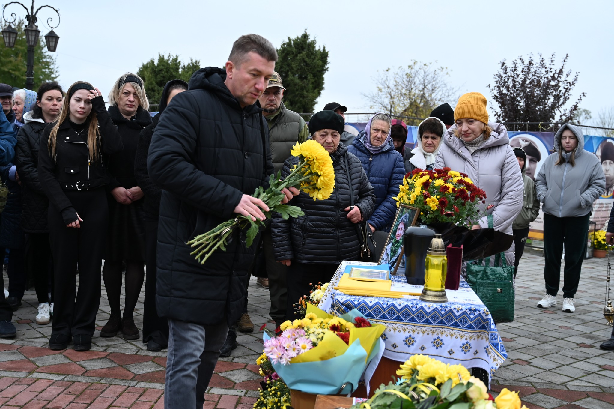 У Ланівцях в останню путь провели учасницю бойових дій,  Березій