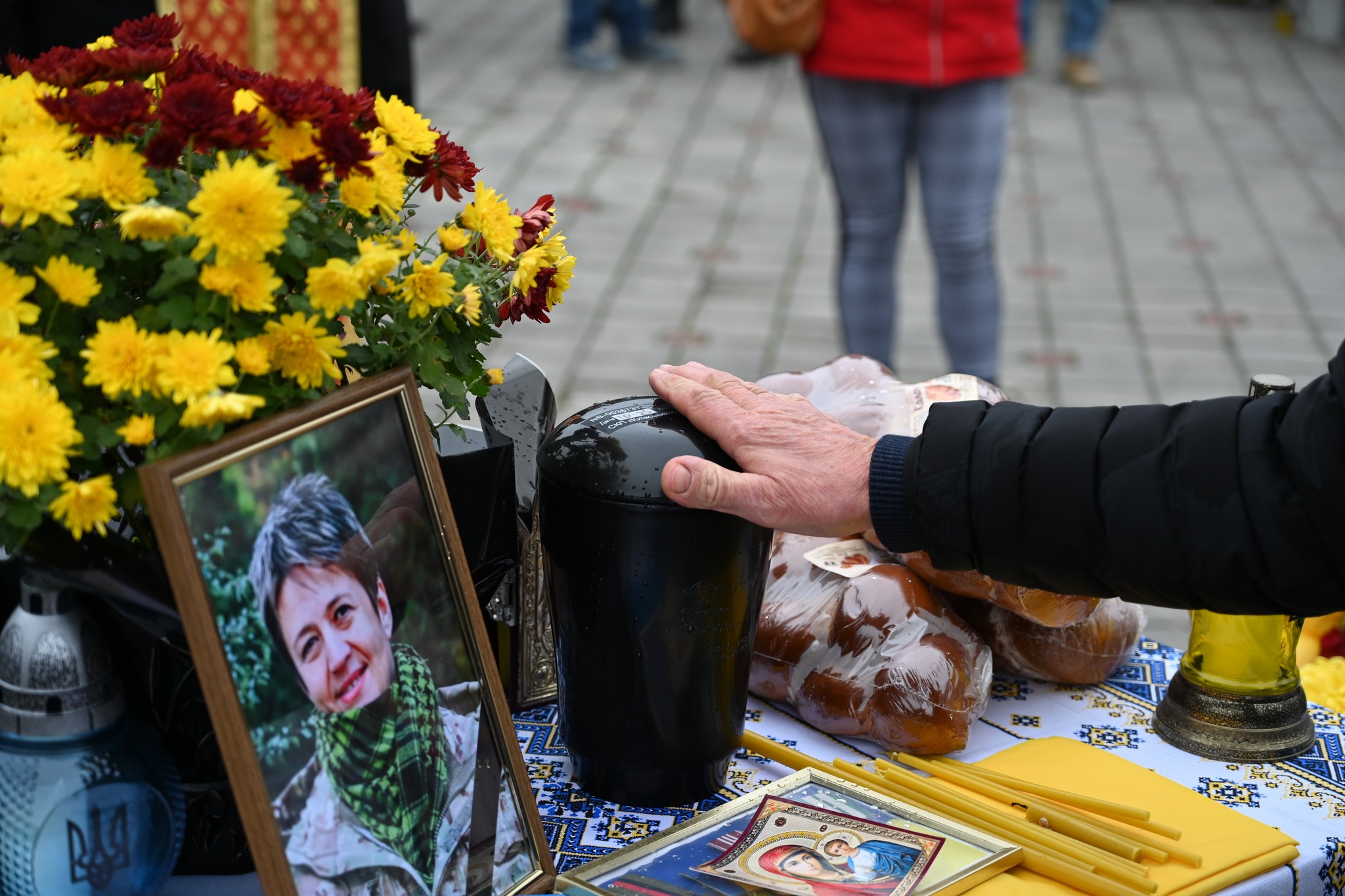 У Ланівцях в останню путь провели учасницю бойових дій,  Березій