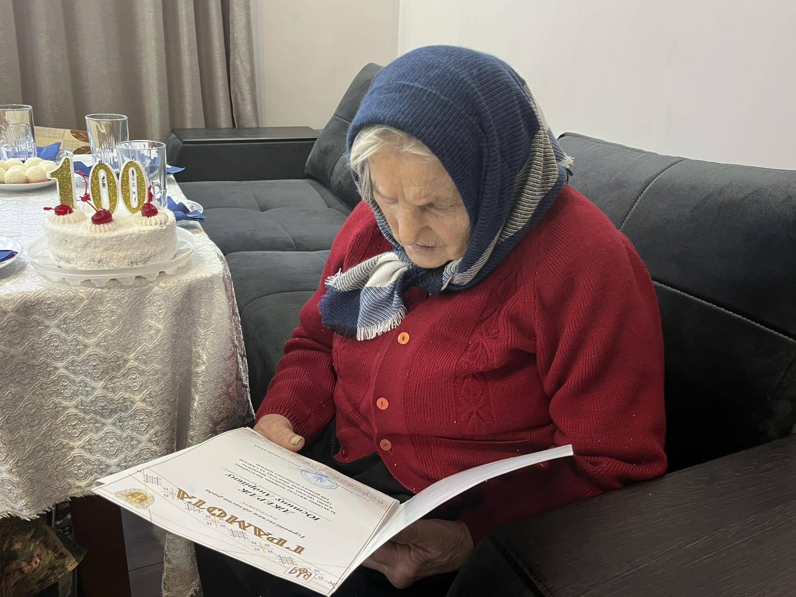 Новини Тернополя - фото з 100-річний ювілей відзначила довгожителька із Возилова