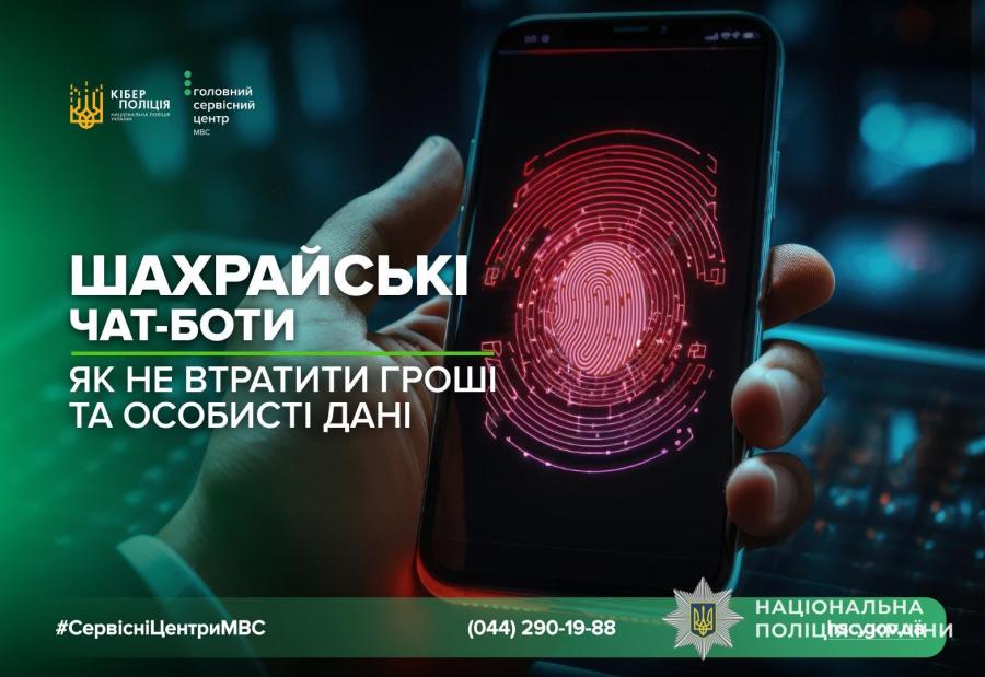 Новини Тернополя - фото з Шахрайські чат-боти пропонують «допомогу» з реєстрацією авто чи отримання посвідчення водія: як захиститися