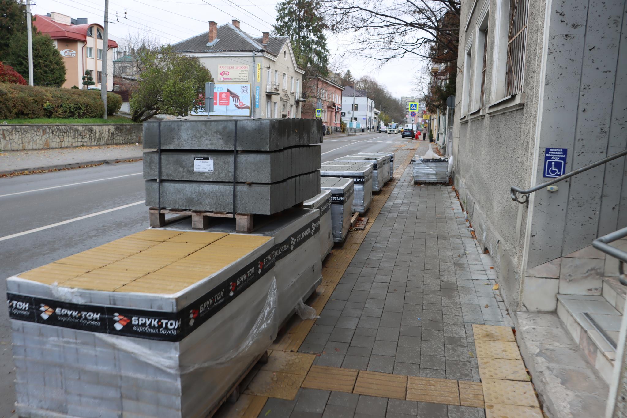 Новини Тернополя - фото з На Острозького відремонтували тротуар: який вигляд має тепер