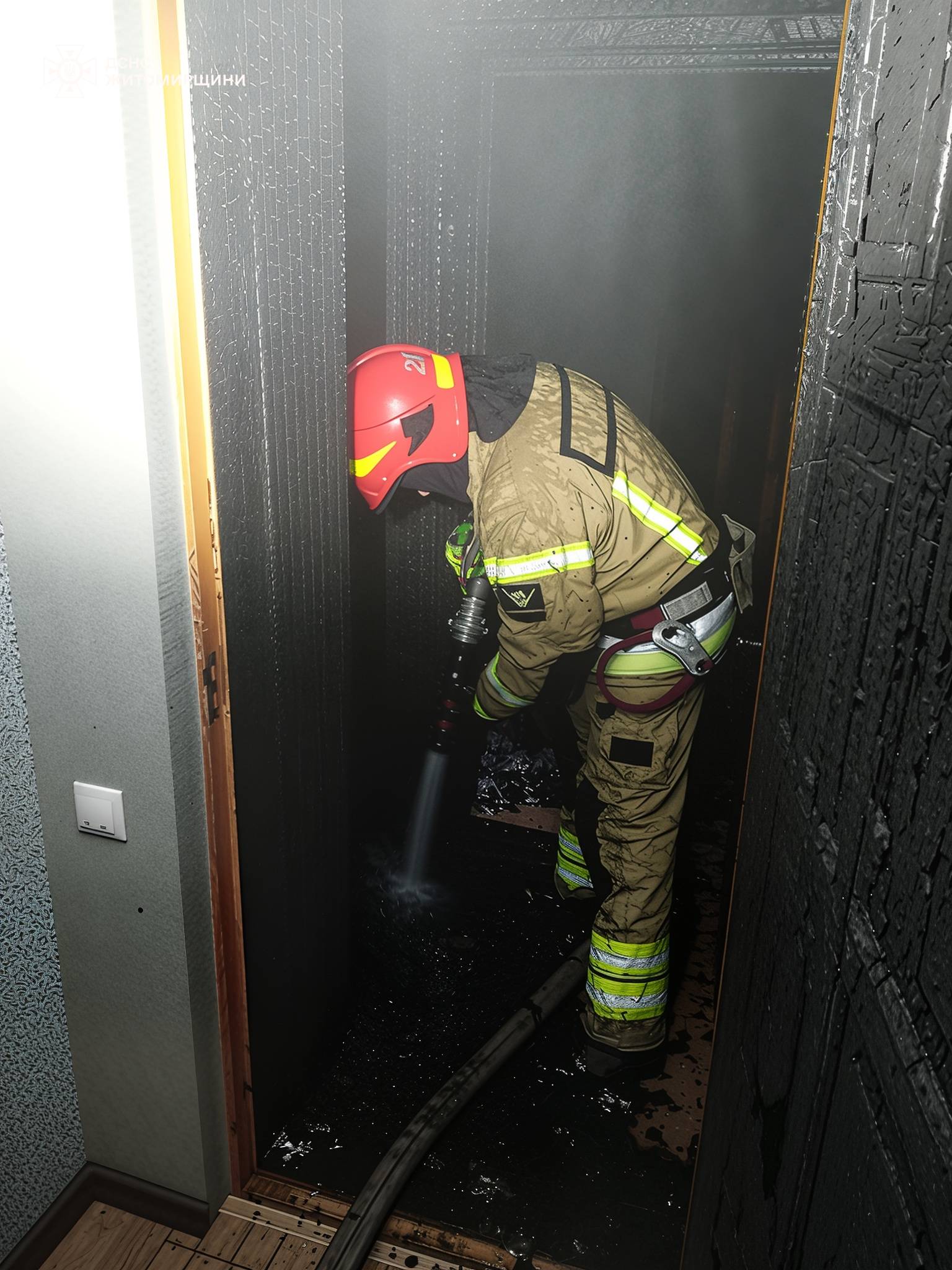 Новини Житомира - фото з Сьогодні вночі рятувальники гасили пожежу в житловому будинку в с. Нова Борова