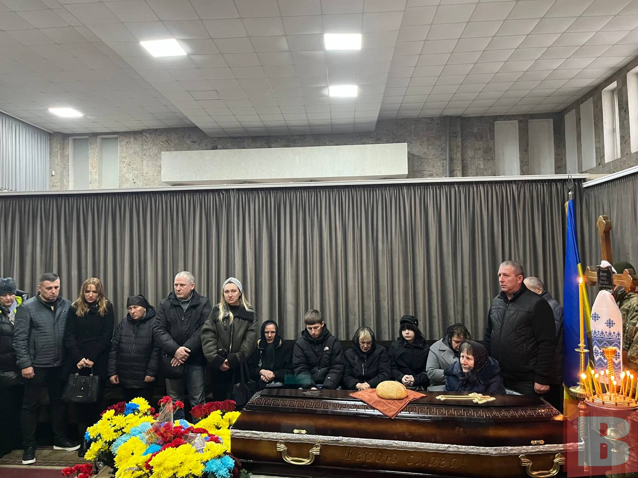 Прощання із загиблим військовослужбовцем Сергієм Пастухом