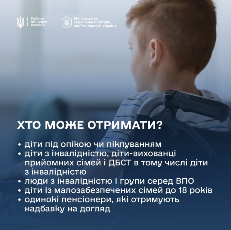 Новини Житомира - фото з Уряд затвердив виплату 6500 грн допомоги в рамках пакета «Зимова підтримка»