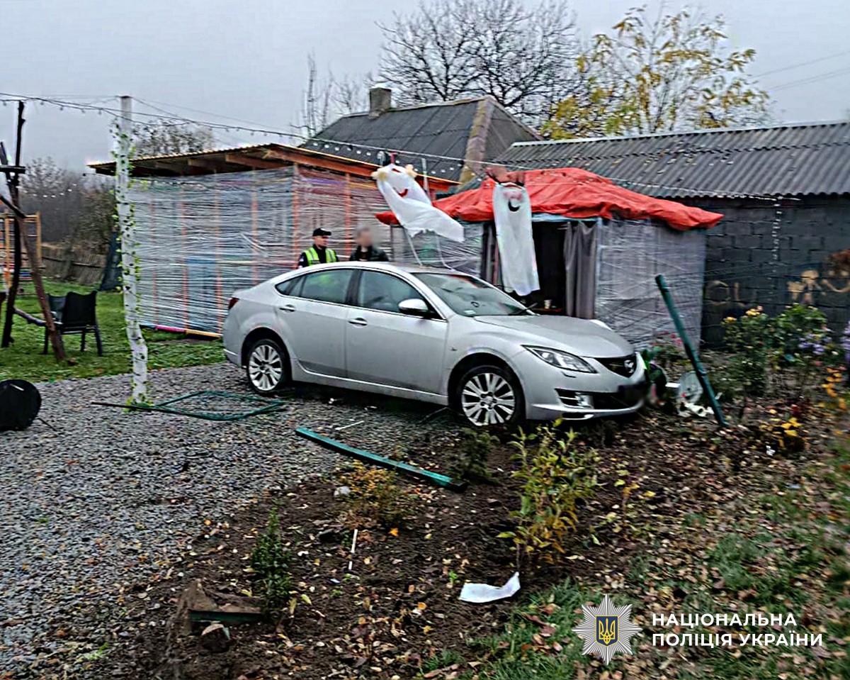 Новини Житомира - фото з ДТП у Брусилові: BMW збив комунальника, який прибирав сміття на узбіччі