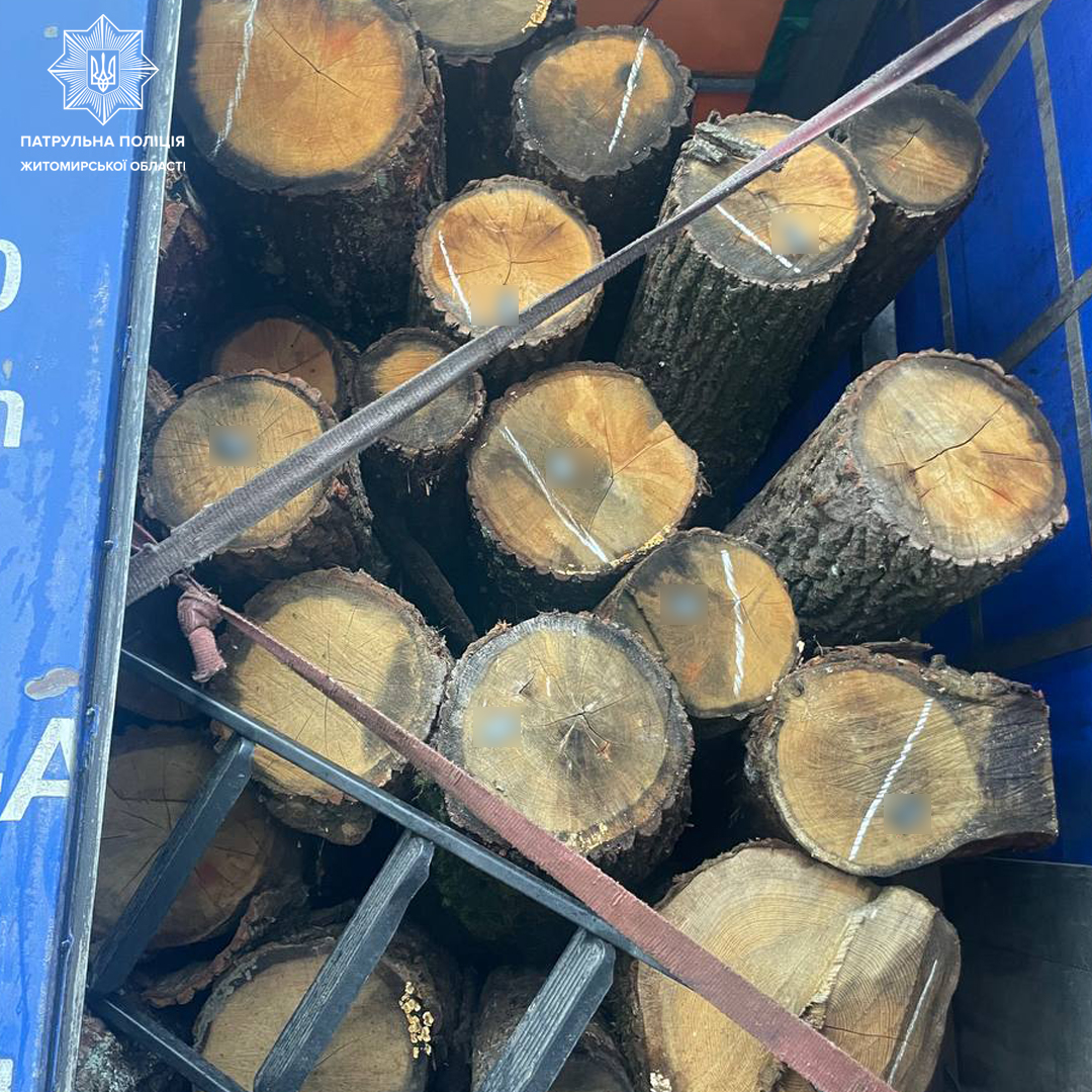 Новини Житомира - фото з За минулу добу патрульні виявили 8 випадків порушення правил перевезення лісопродукції
