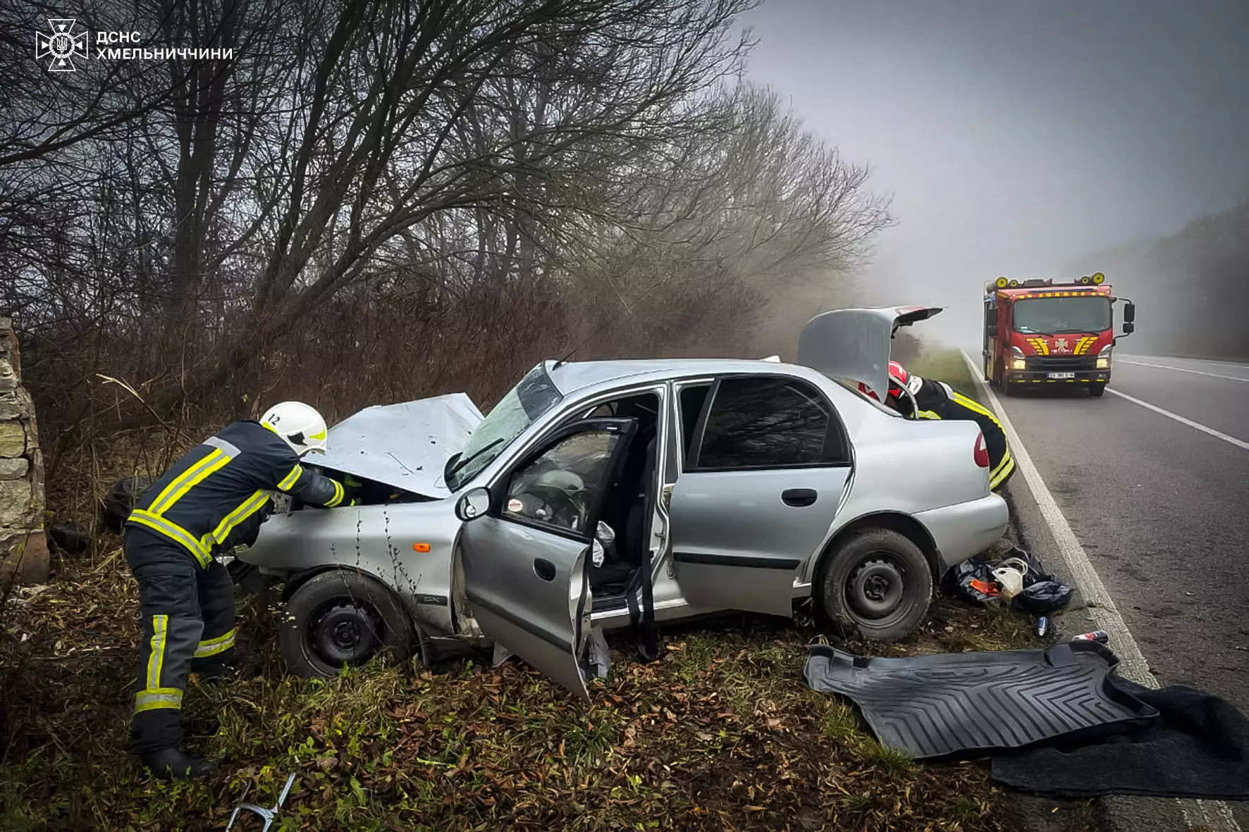 Протягом доби 16 листопада на Хмельниччині сталося 3 ДТП