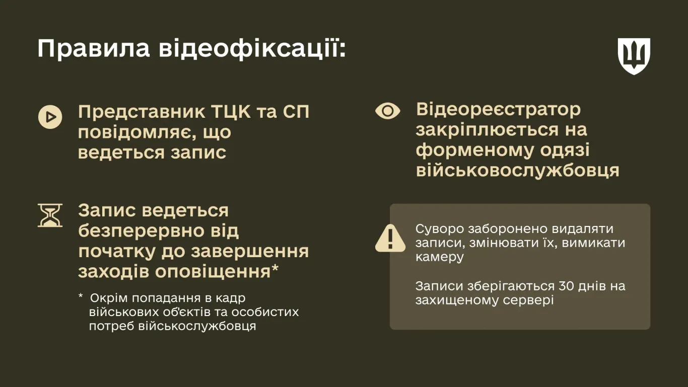 Новини Хмельницького - фото з Військові ТЦК на лаві підсудних: як за вимкнені бодікамери карають на Хмельниччині Працівники ТЦК та СП зобов'язані використовувати бодікамери