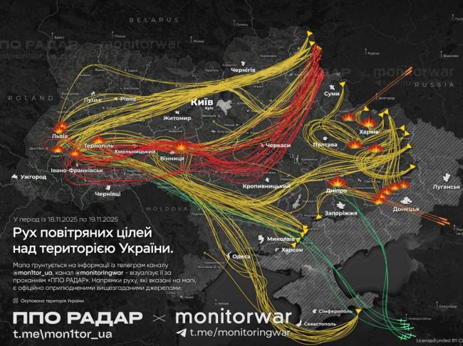 Новини Вінниці - фото з Через Вінниччину летіло понад 40 ракет на Захід. Країна пережила одну з найважчих атак