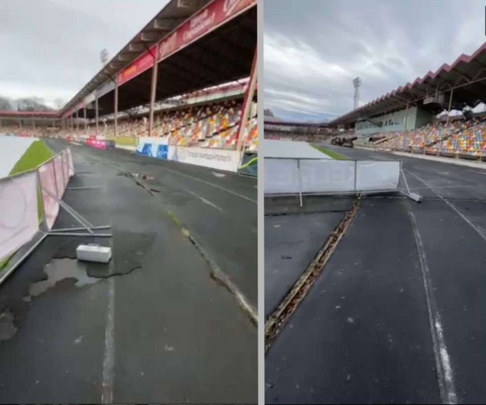 Новини Тернополя - фото з Проблеми з доступністю та перешкоди на доріжках. Відомий бігун розкритикував умови на тернопільському стадіоні