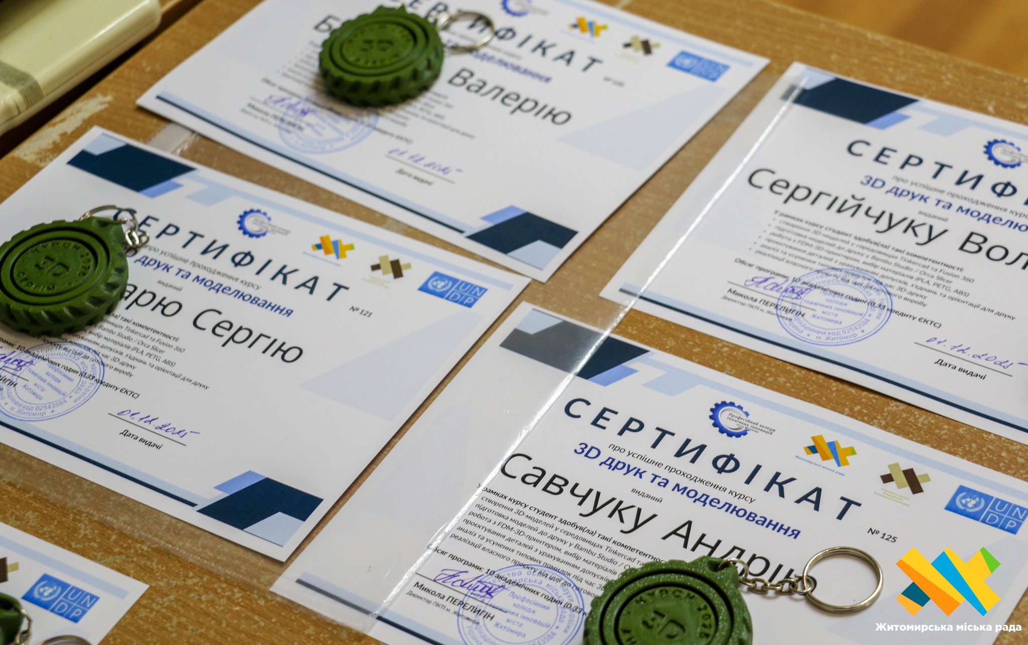 Новини Житомира - фото з У Житомирі завершився курс 3D-моделювання для ветеранів війни та членів їхніх родин