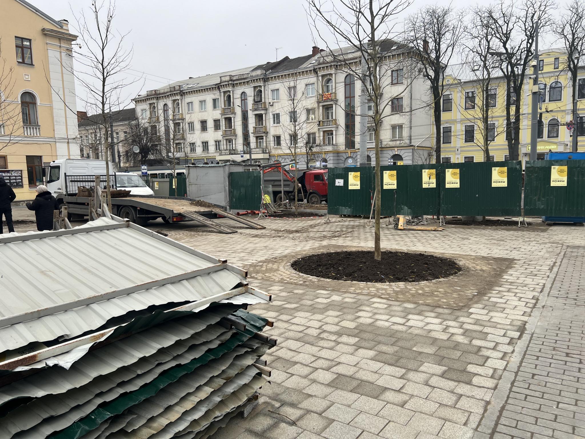 Новини Вінниці - фото з На майдані Небесної Сотні активно ведуться ремонтні роботи: що змінюють?