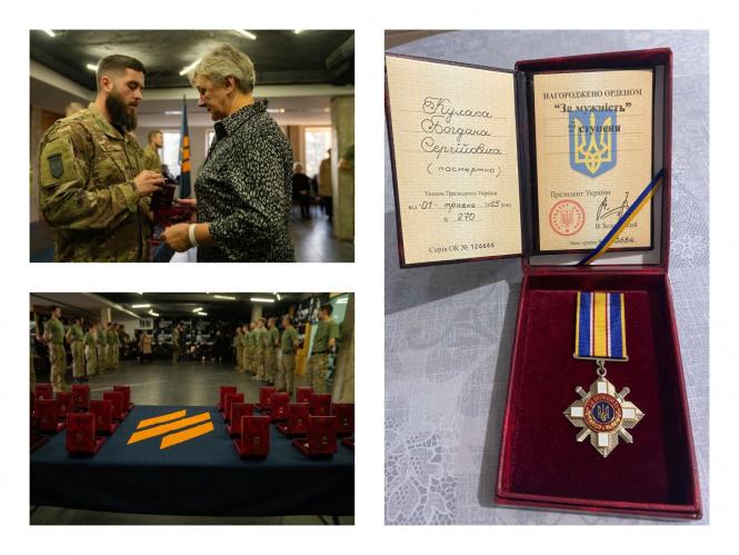 Новини Вінниці - фото з Орден посмертно. Батьки 20-річного Героя Богдана Кулака отримали державну нагороду