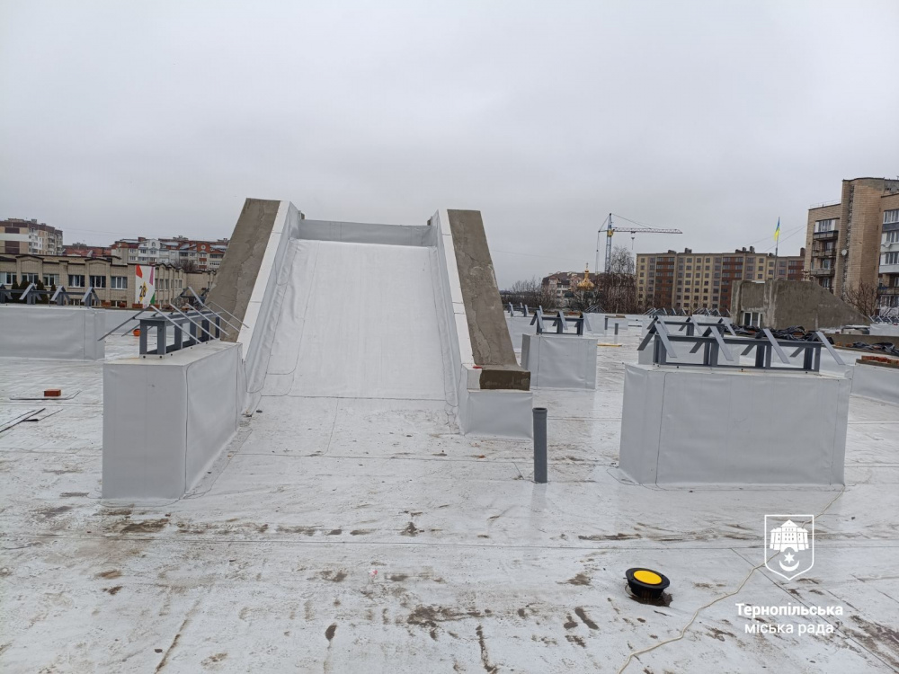 Новини Тернополя - фото з У тернопільському садку №21 триває термомодернізація: оновлюють вікна, утеплюють фасад і дах