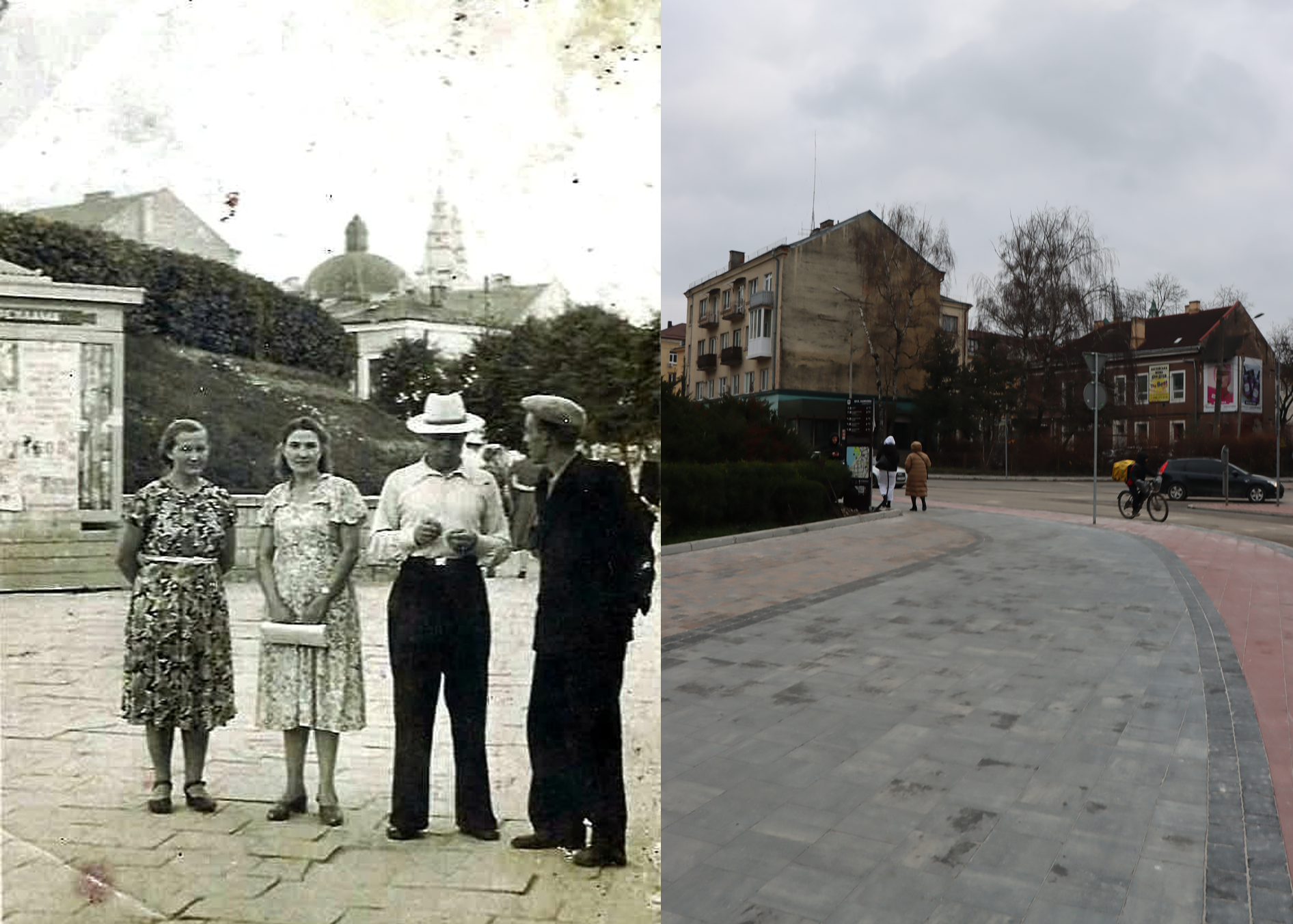 Новини Тернополя - фото з Як змінилася вулиця Грушевського у Тернополі: відтворили фото з одного ракурсу