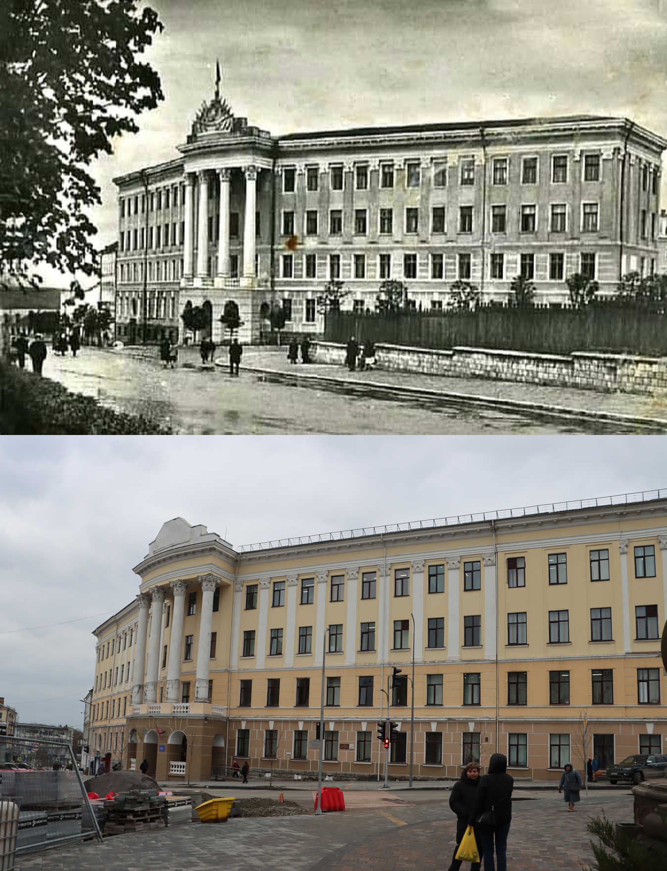 Новини Тернополя - фото з Як змінилася вулиця Грушевського у Тернополі: відтворили фото з одного ракурсу