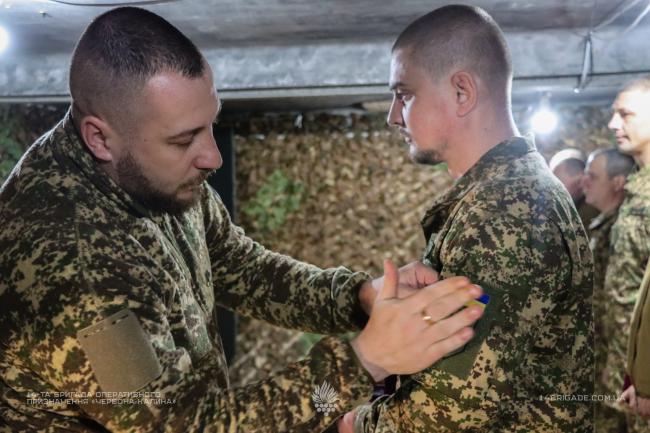 Новини Вінниці - фото з Бійцям бригади «Червоної Калини» вперше вручили бойові шеврони
