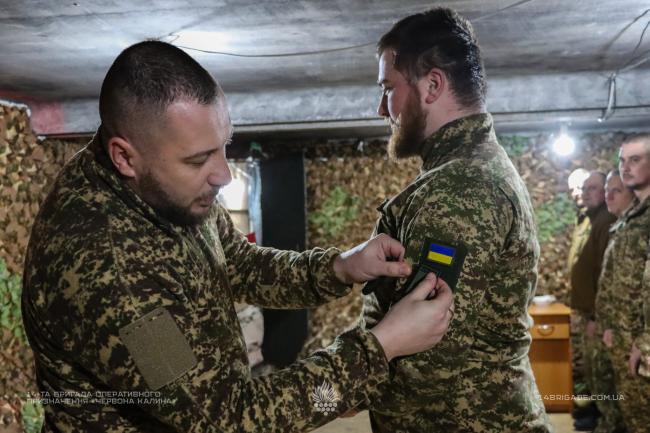 Новини Вінниці - фото з Бійцям бригади «Червоної Калини» вперше вручили бойові шеврони