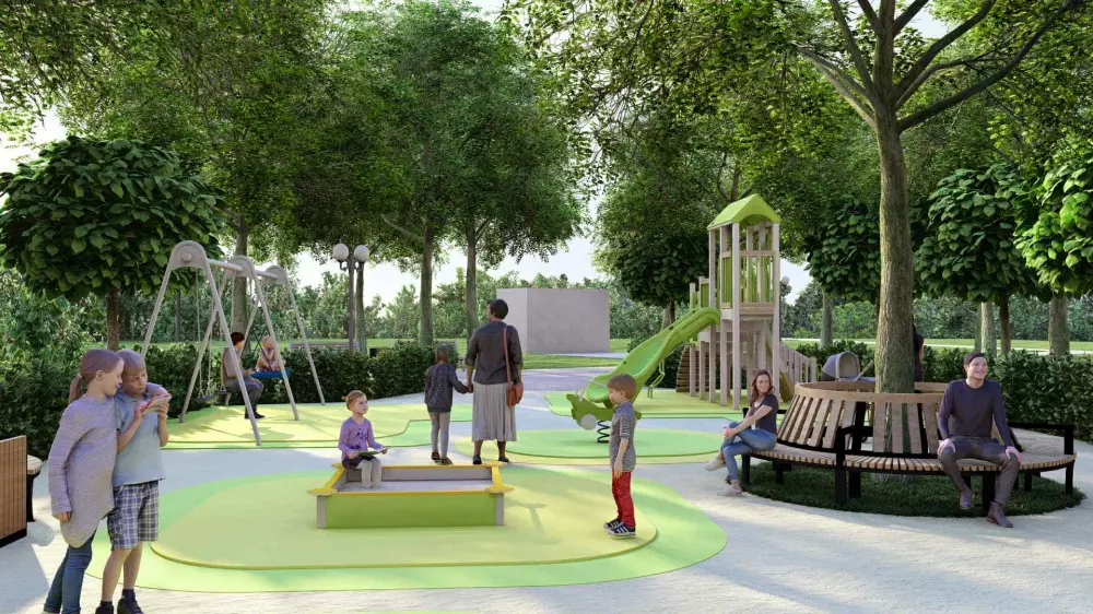 Новини Тернополя - фото з Демонтували дитячий майданчик та розчистили територію: що роблять у парку «Здоров’я»