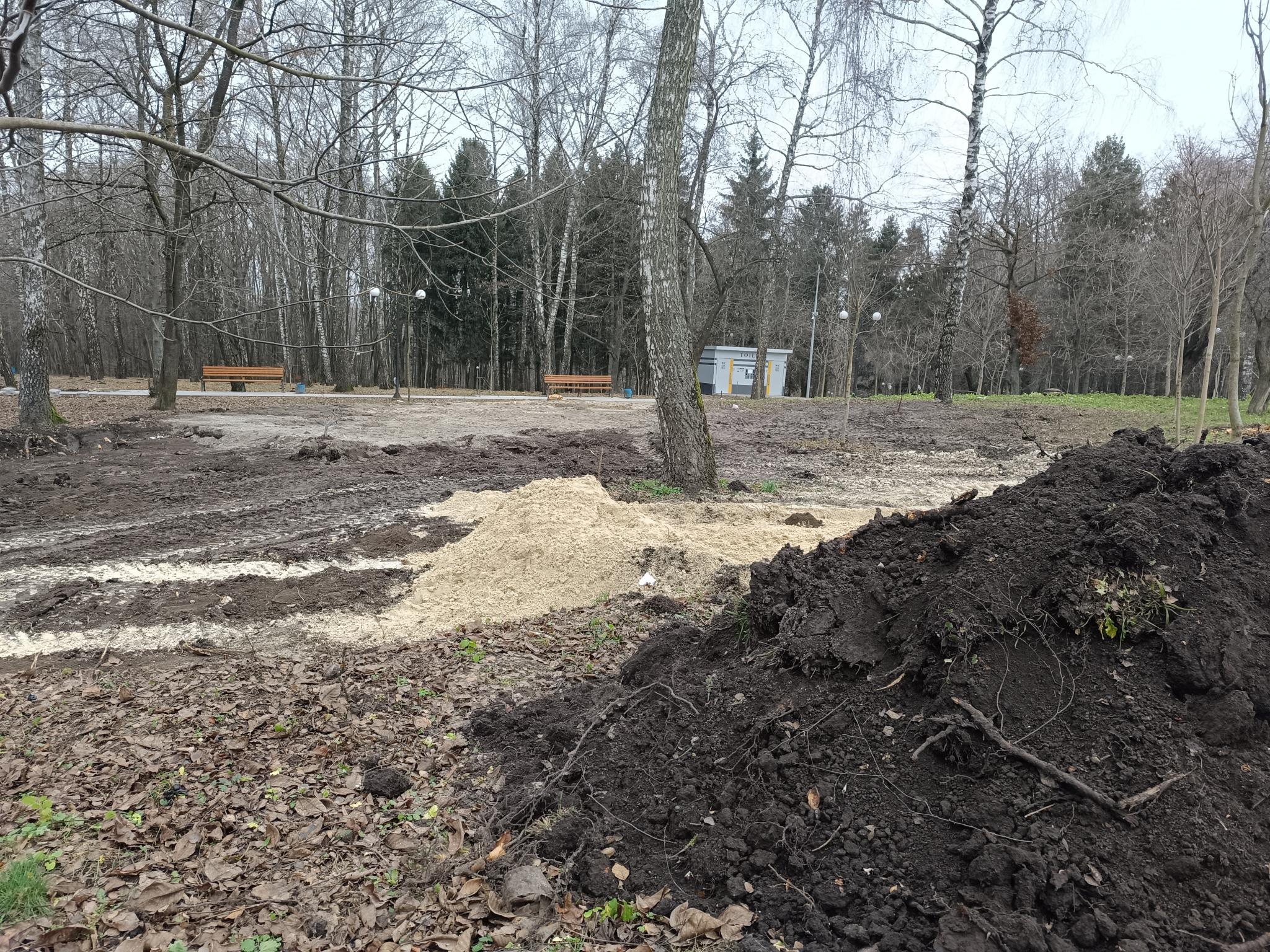 Новини Тернополя - фото з Демонтували дитячий майданчик та розчистили територію: що роблять у парку «Здоров’я»
