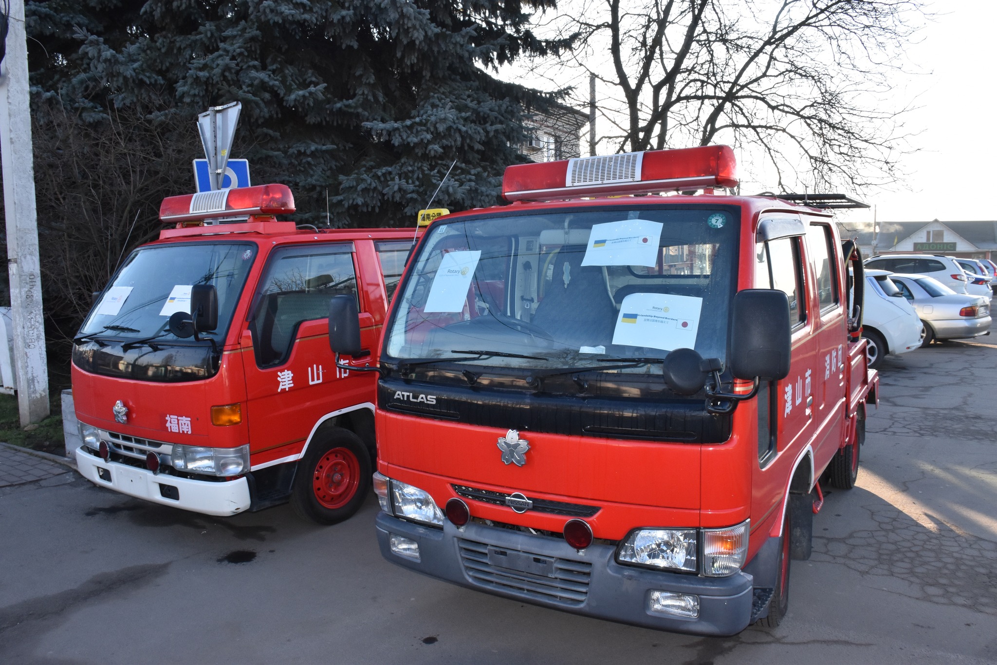 Новини Хмельницького - фото з Громада на Хмельниччині отримала два пожежні автомобілі з Японії