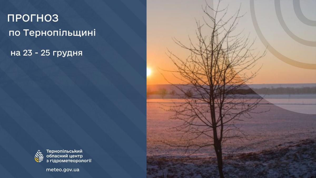 Чи буде сніг на Різдво: тернопільські синоптики дали прогноз