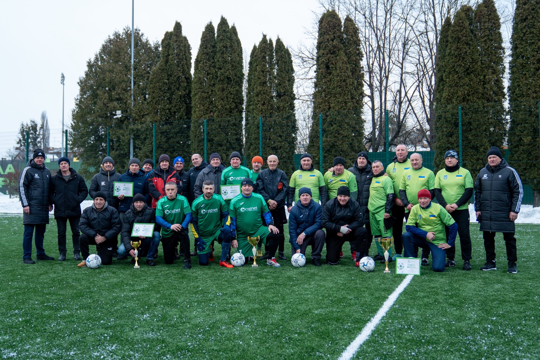 Новини Козятина - фото з Ветерани «Моноліт» бронзові призери «Новорічного марафону»