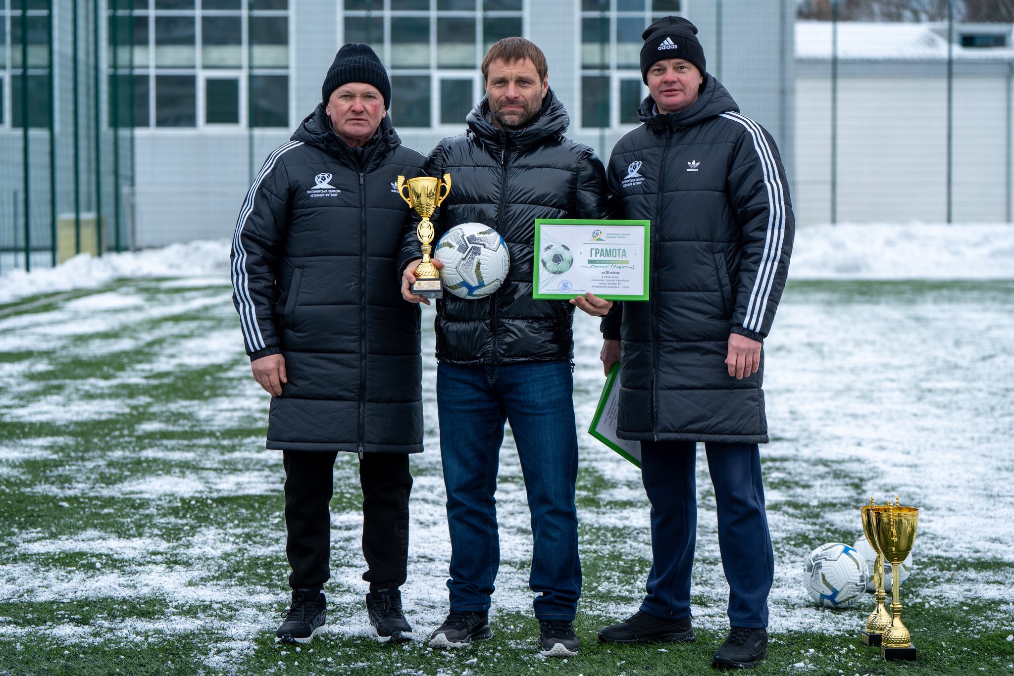 Новини Козятина - фото з Ветерани «Моноліт» бронзові призери «Новорічного марафону»