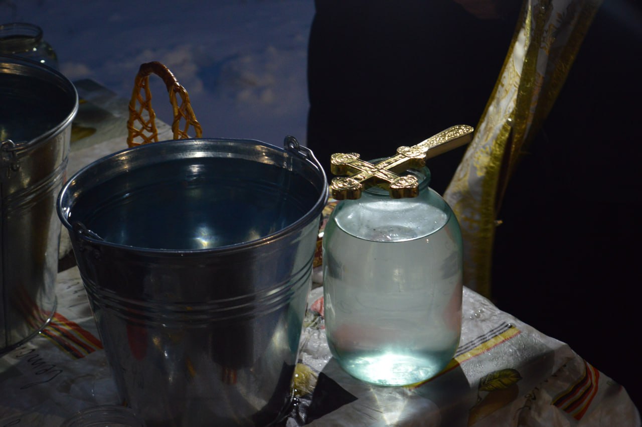 освячення води на "Хмельницькводоканалі" до Водохреща