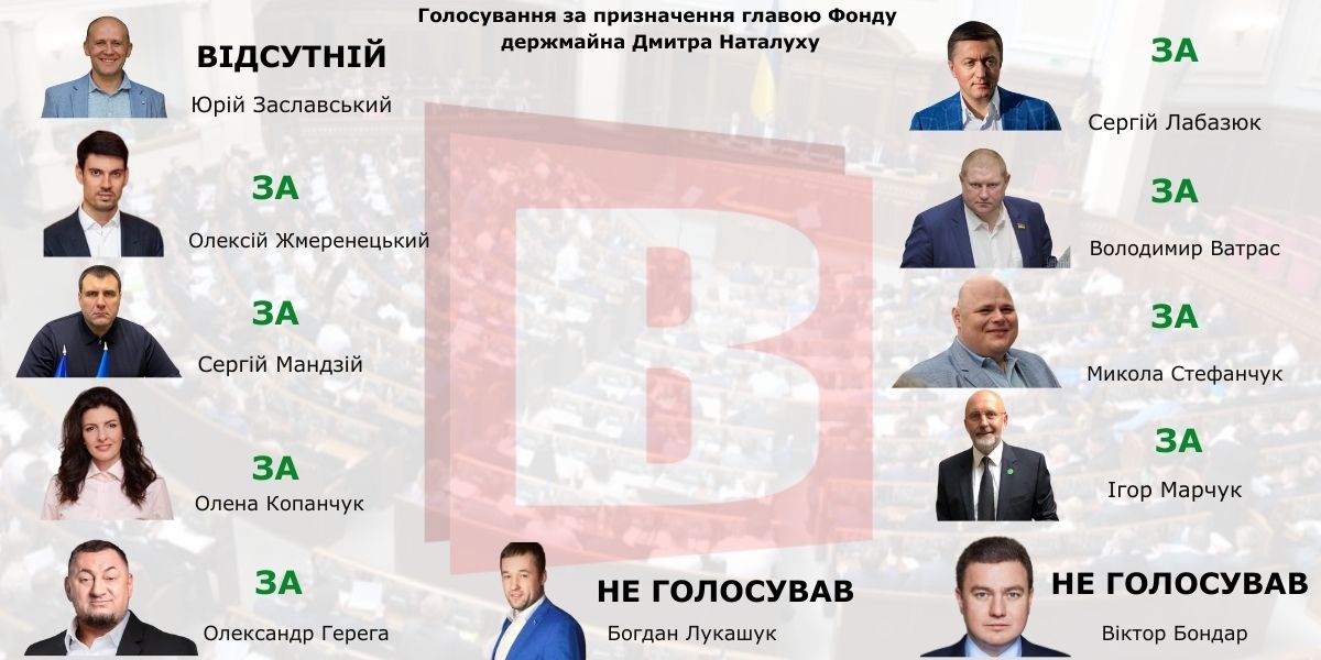 Як за призначення Дмитра Наталухи главою Держмайна голосували народні депутати з Хмельниччини