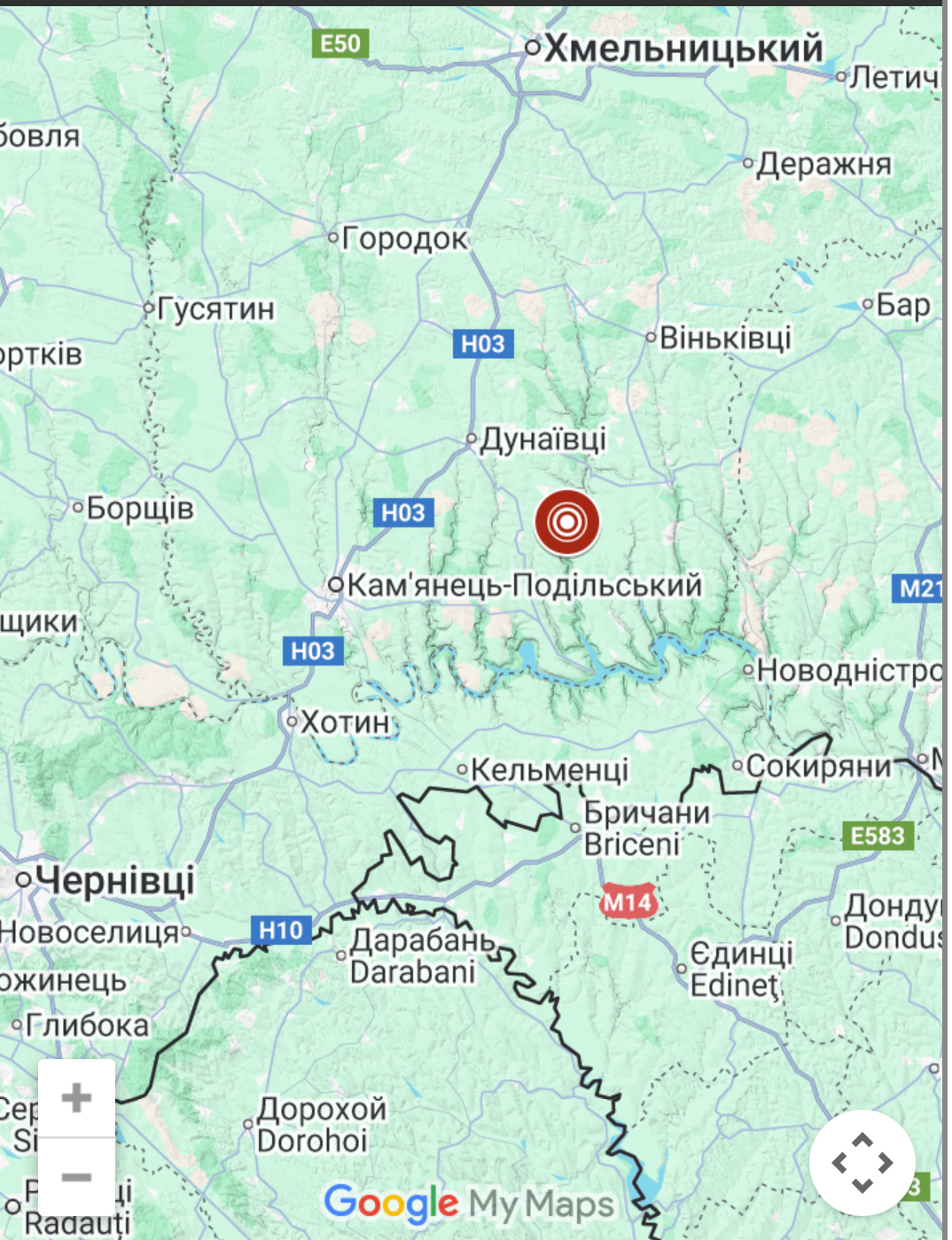 У межах Хмельницької області зафіксували землетрус 