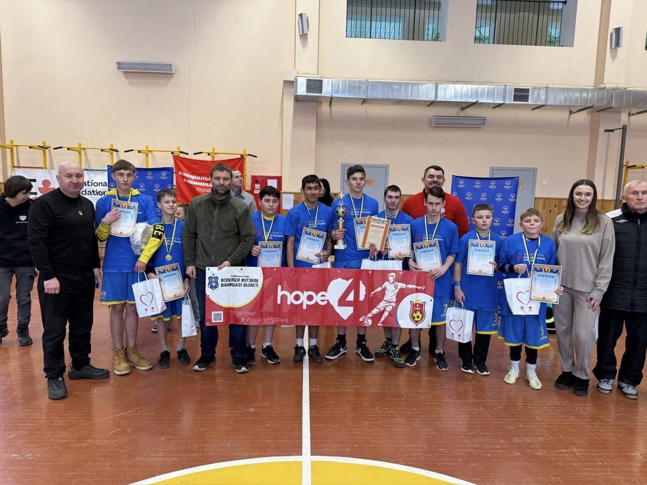 Новини Вінниці - фото з У Вінниці фінішувала Спеціальна Олімпіада України з футзалу