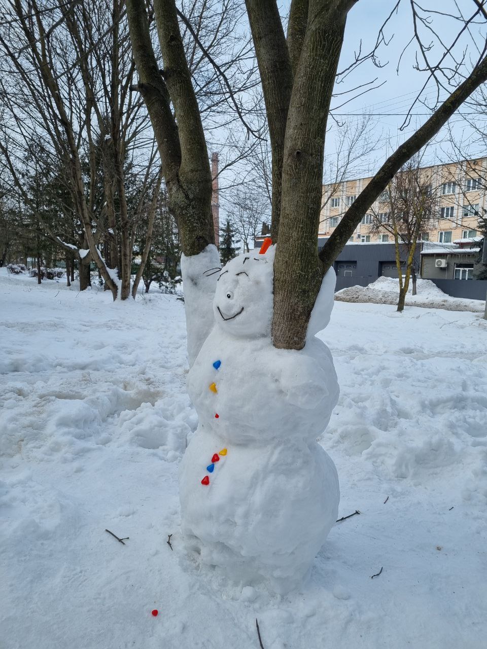 Новини Тернополя - фото з Креатив з льоду та снігу: тернопільські вулиці прикрасили незвичні снігові фігури