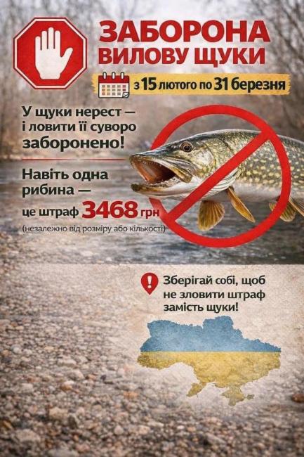 Новини Вінниці - фото з Не ловіть щуку: у Вінницькій області вводять заборону та великі штрафи
