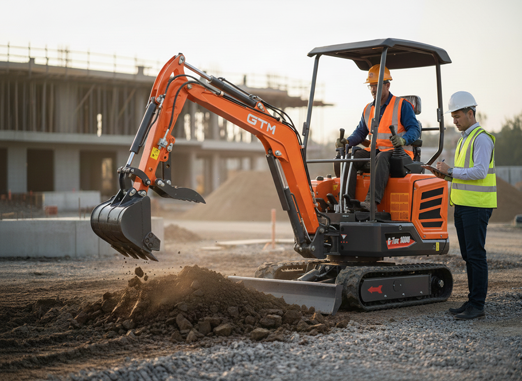 Лукьян - Будівельна техніка малої механізації GTM Міні-екскаватор GTM
