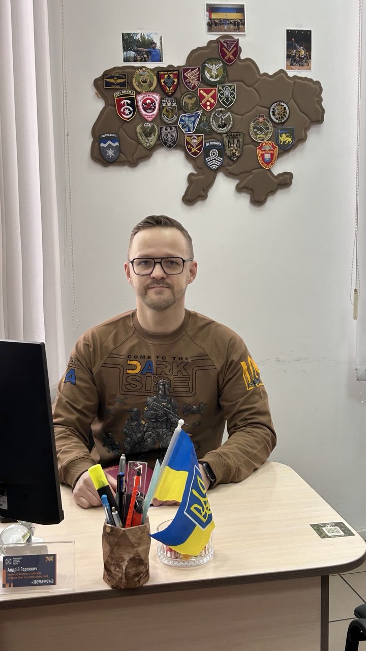 Новини Житомира - фото з «Я розумію це зсередини, тому поруч із кожним»: як ветеран Андрій Горпинич став опорою для інших ветеранів у Житомирській ТГ