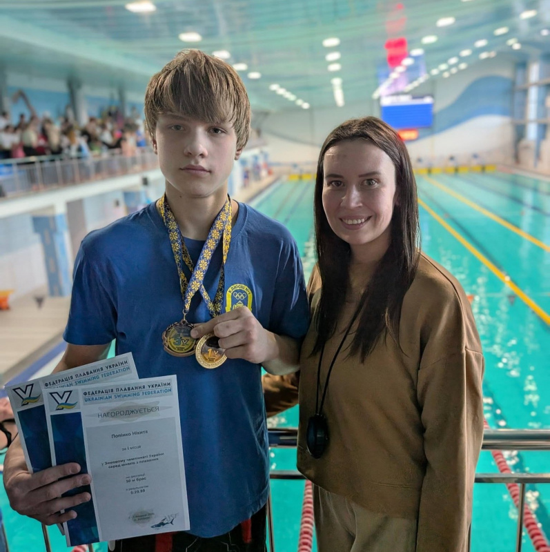 Тернопільські плавці стали призерами Зимового чемпіонату України