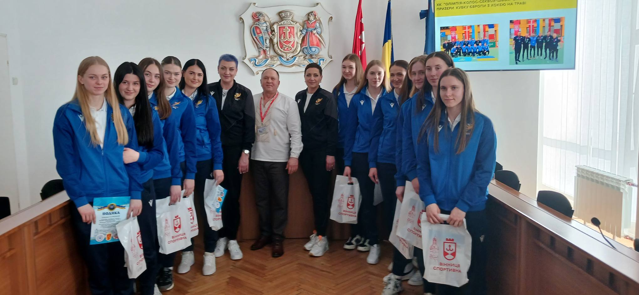 Новини Вінниці - фото з Вшанували волейболісток і хокеїстів. Дві команди отримали нагороди за досягнення