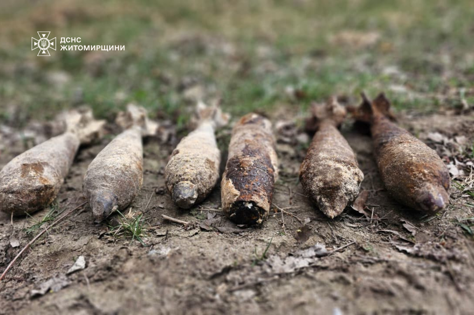 Новини Житомира - фото з Піротехніки знешкодили 17 вибухонебезпечних предметів, виявлених місцевими жителями в Житомирському районі