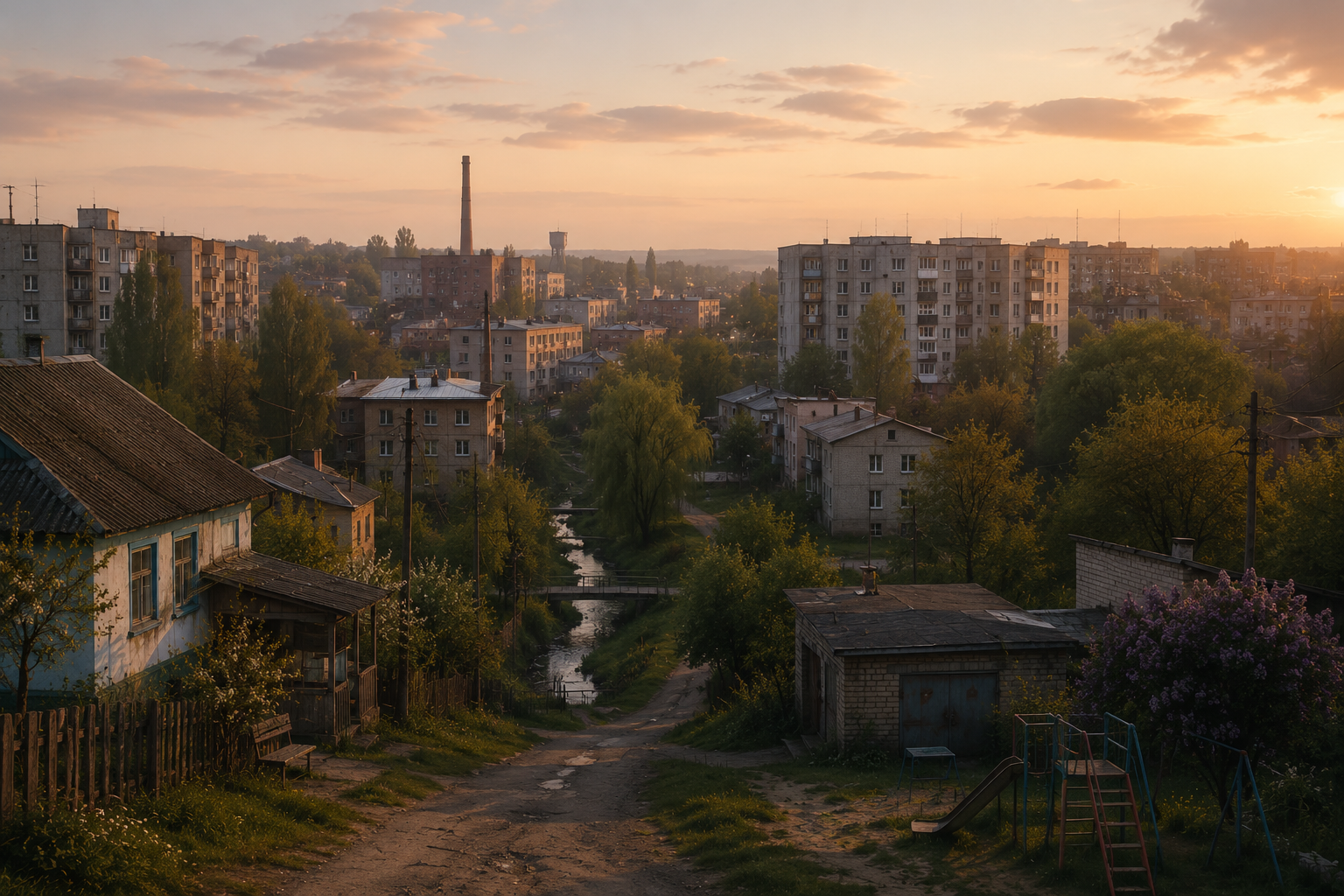 Новини Козятина - фото з Талимонівка, Біла Казарма, Поле чудес — як штучний інтелект бачить мікрорайони Козятина